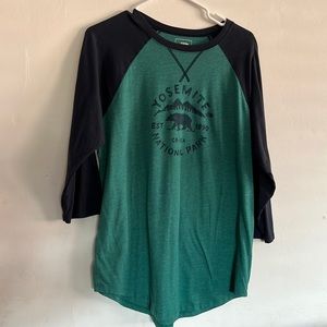 North Face men’s raglan T-shirt